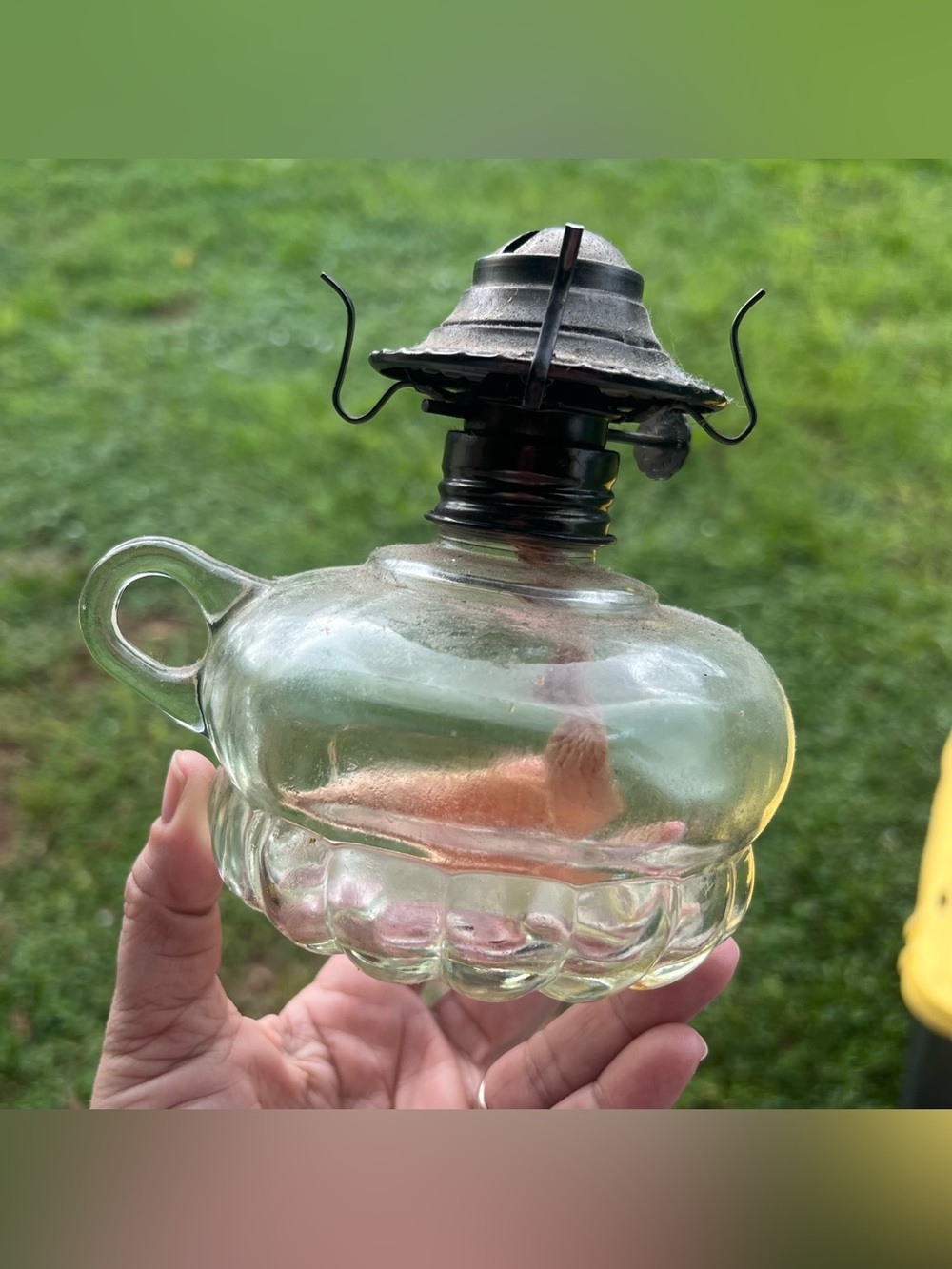 Vintage Lamplight Farms Oil Lamp